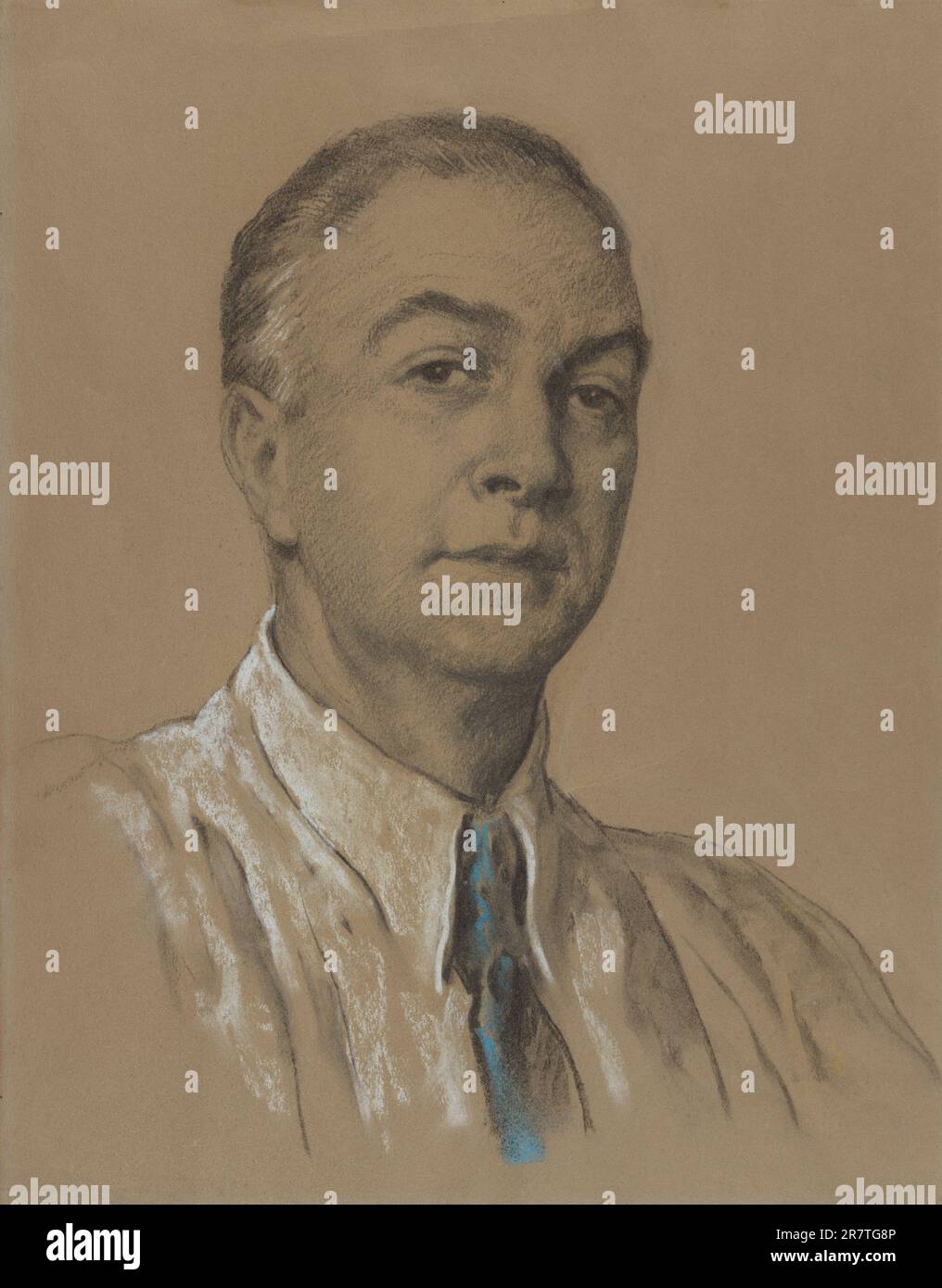 Autoportrait c. 1930 Banque D'Images