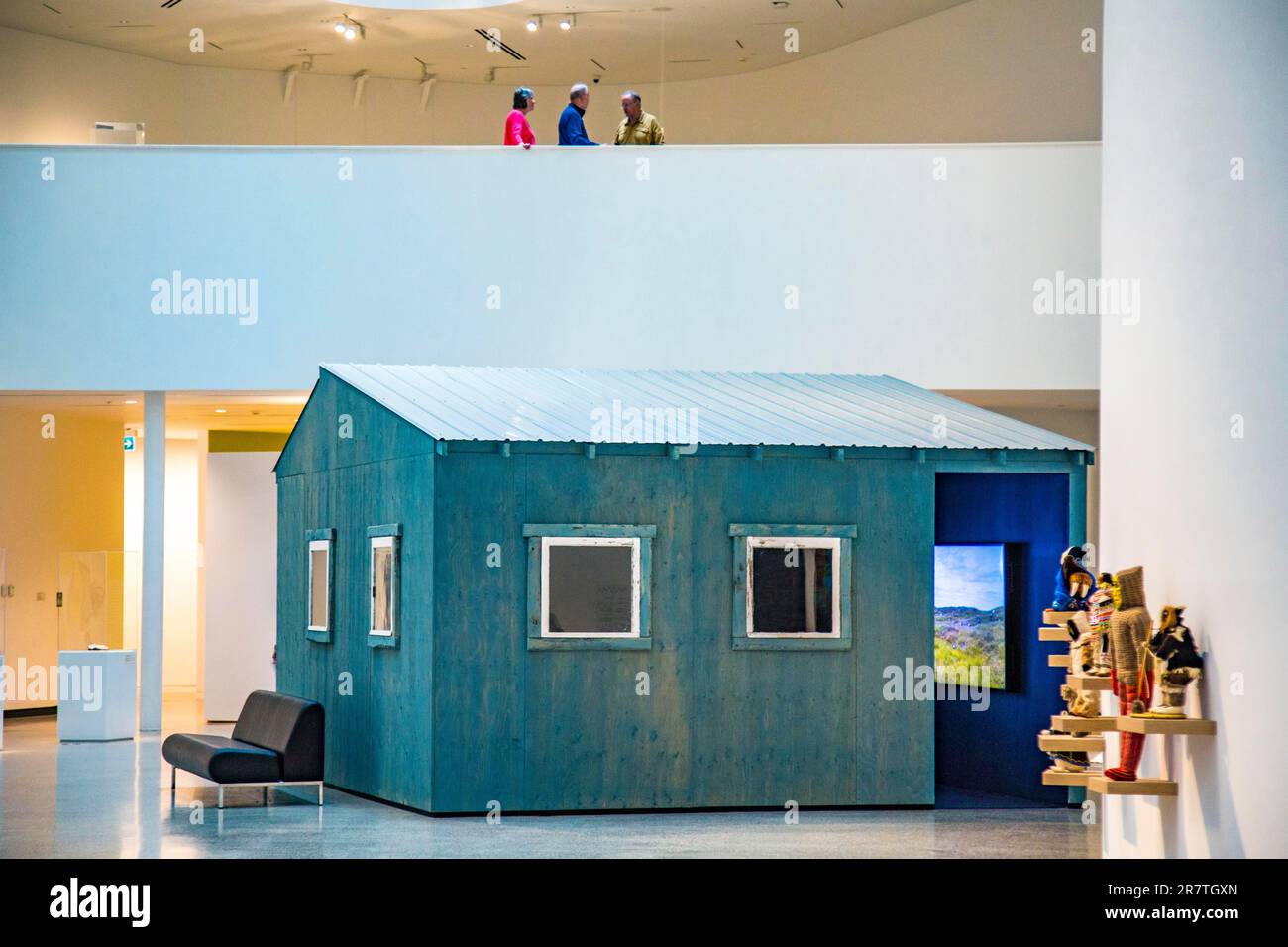 WAG-Quaumajuq, la plus grande collection d'art inuit au monde, est la section la plus récente de la Winnipeg Art Gallery. Winnipeg, Manitoba, Canada Banque D'Images