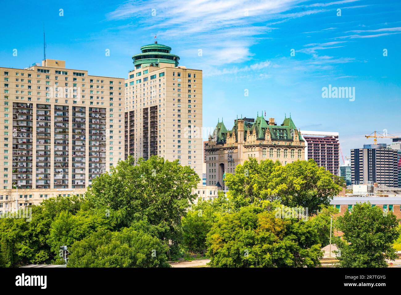 L'hôtel fort Garry au centre-ville de Winnipeg, Manitoba, Canada Banque D'Images