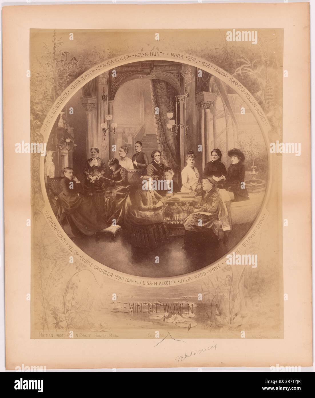 Femmes éminentes 1884 Banque D'Images