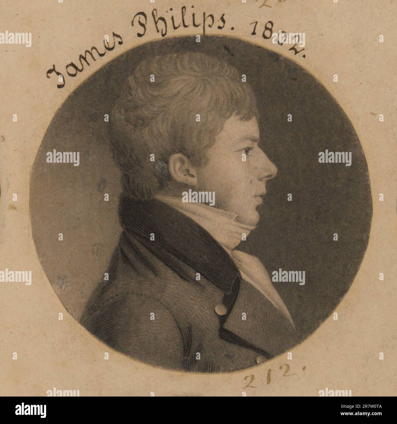 James Philips 1802 Banque D'Images