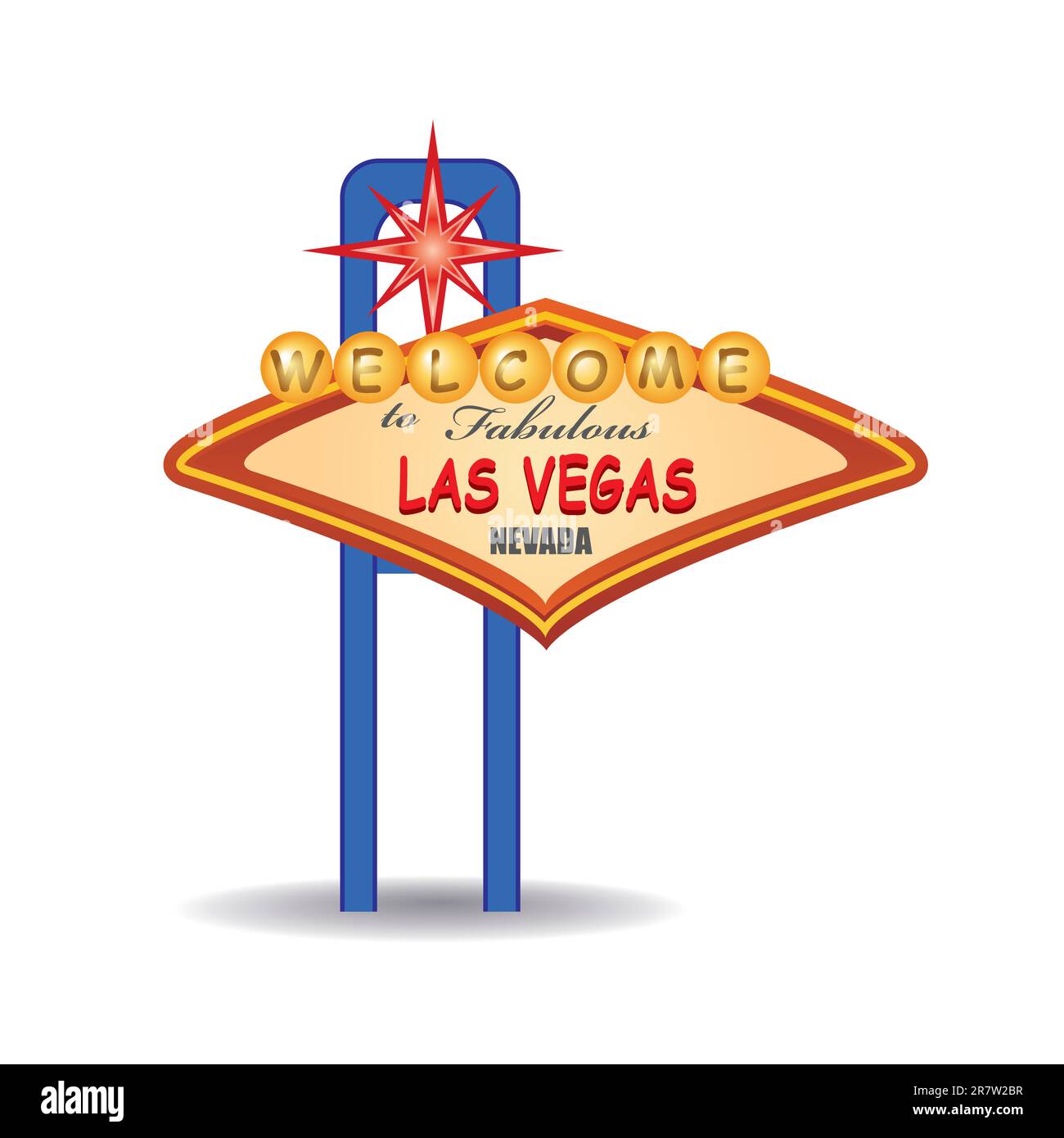 signe de Las vegas Illustration de Vecteur