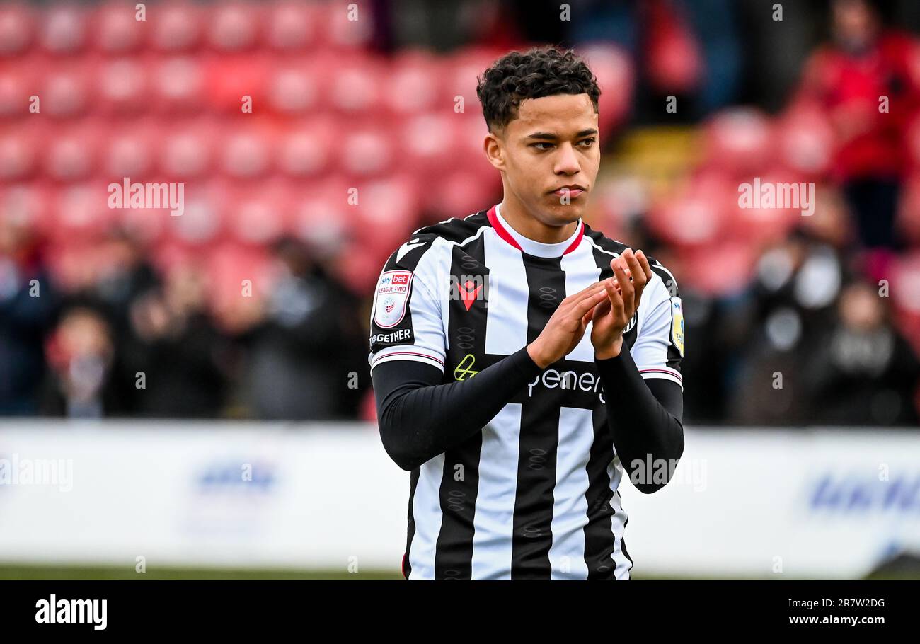 Lors du match de football Sky Bet EFL League, deux matchs entre Grimsby Town FC et Rochdale FC à Blundell Park, Cleethorpes, en Angleterre, le samedi 11th Banque D'Images