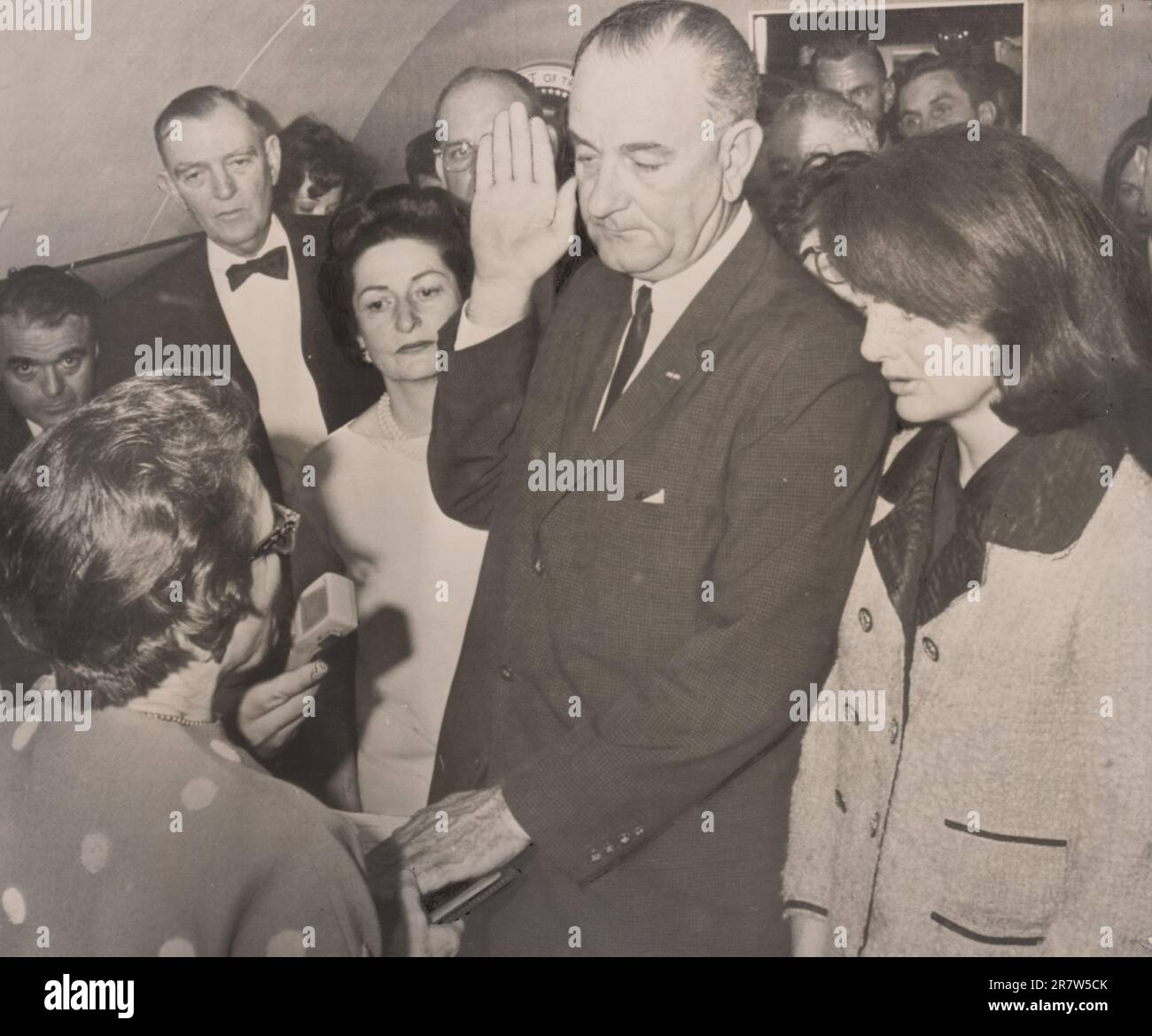 Lyndon B. Johnson 1963 Banque D'Images