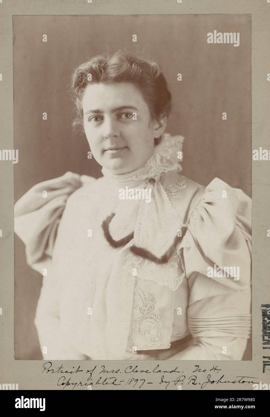 Frances Folsom Cleveland 1897 Banque D'Images