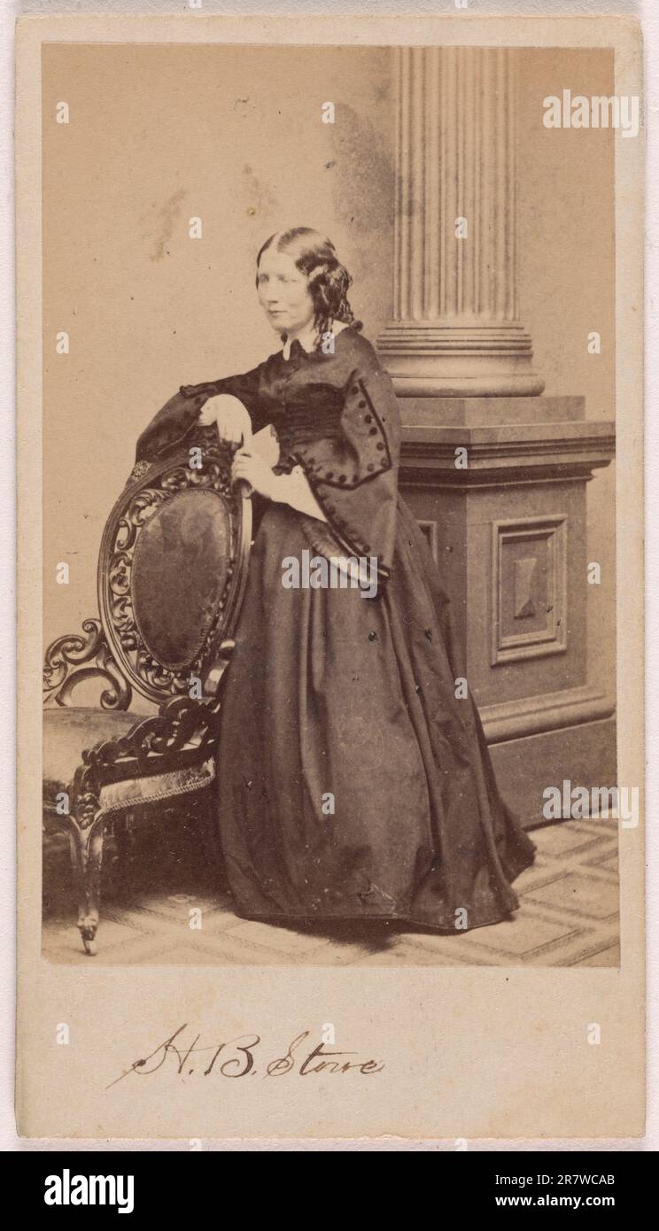 Harriet Beecher Stowe c. 1860 Banque D'Images