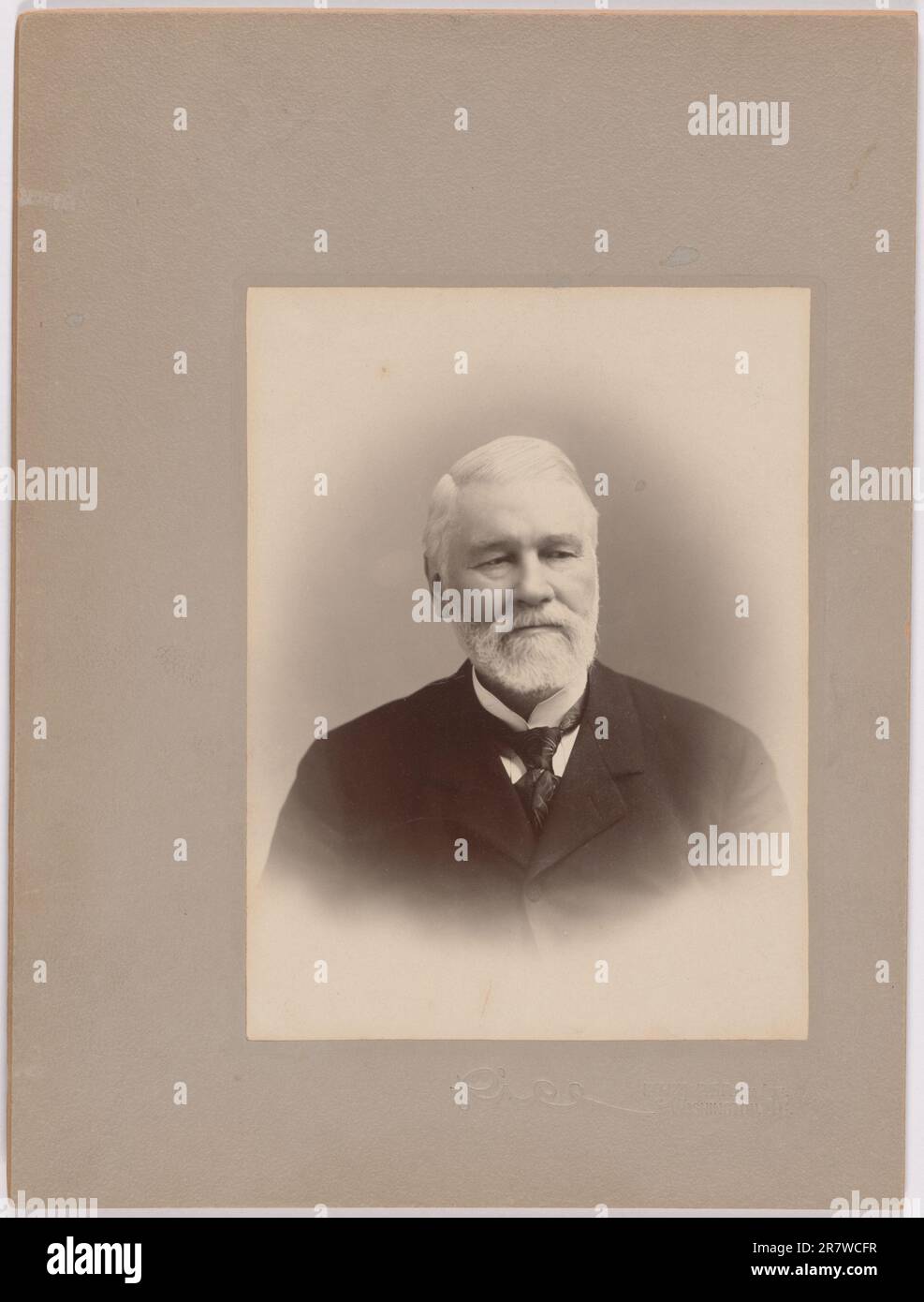 Richard Jordon Gatling c. 1890 Banque D'Images