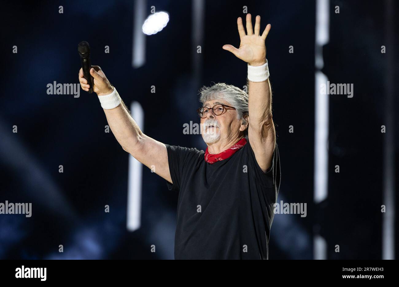 Randy Owen, de l'Alabama, se produit le jeudi 4 e jour du festival CMA au stade Nissan, à 11 juin 2023, à Nashville, Tennessee. (Photo par : Amiee St Banque D'Images