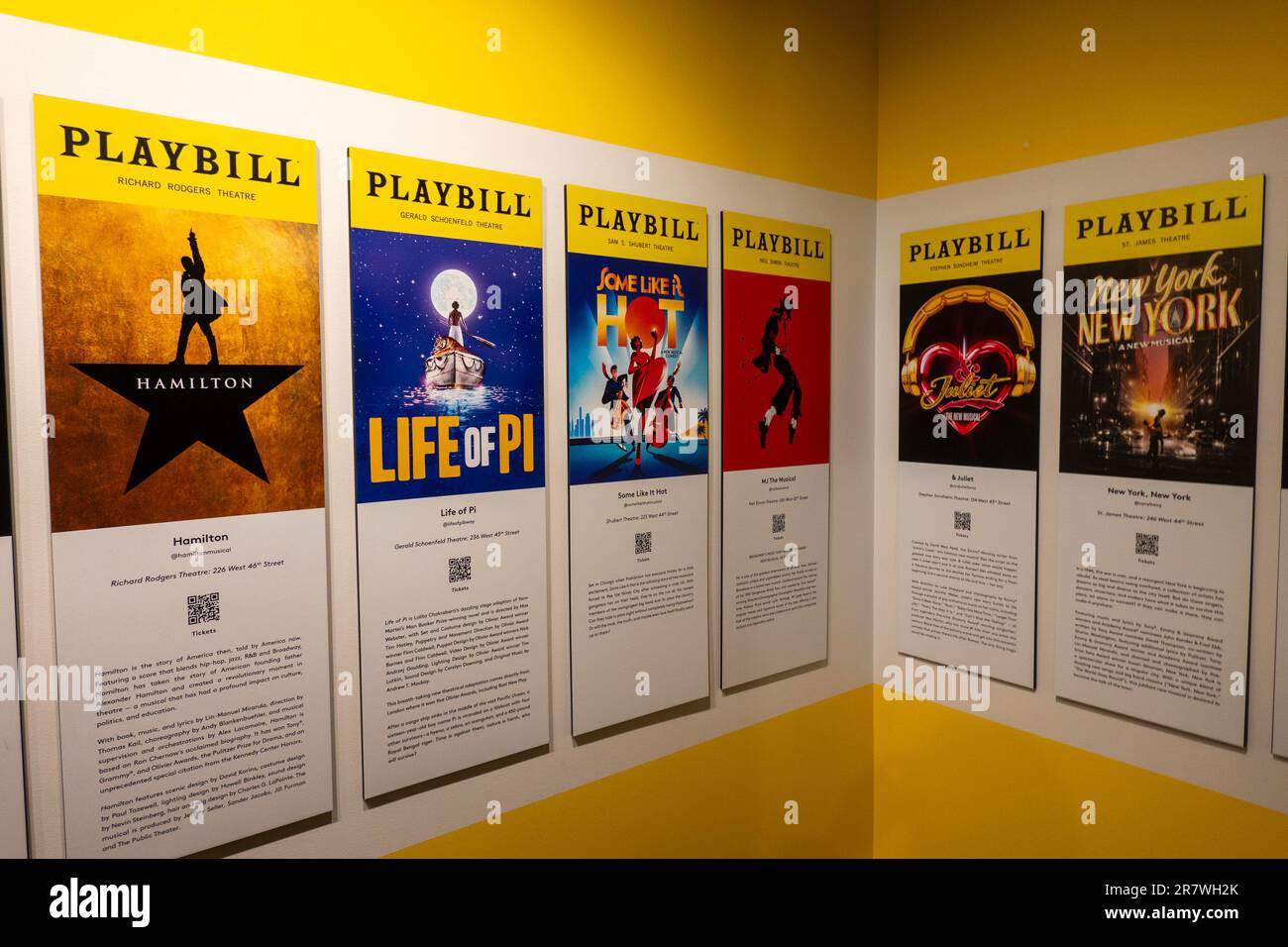 Le Museum of Broadway est situé dans le quartier des théâtres près de Times Square, 2023, New York City, États-Unis Banque D'Images