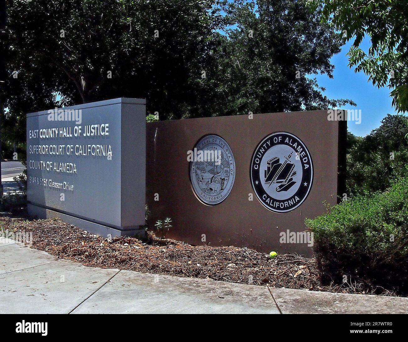 East County Hall of Justice Cour supérieure de Californie, Comté d'Alameda, Dublin, Californie Banque D'Images