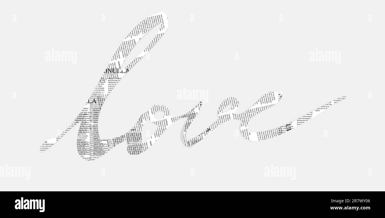 Inscription love Illustration de Vecteur