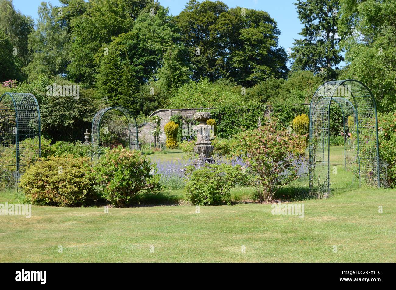 Abercairny Gardens Crieff Perthshire juin 2023 Banque D'Images
