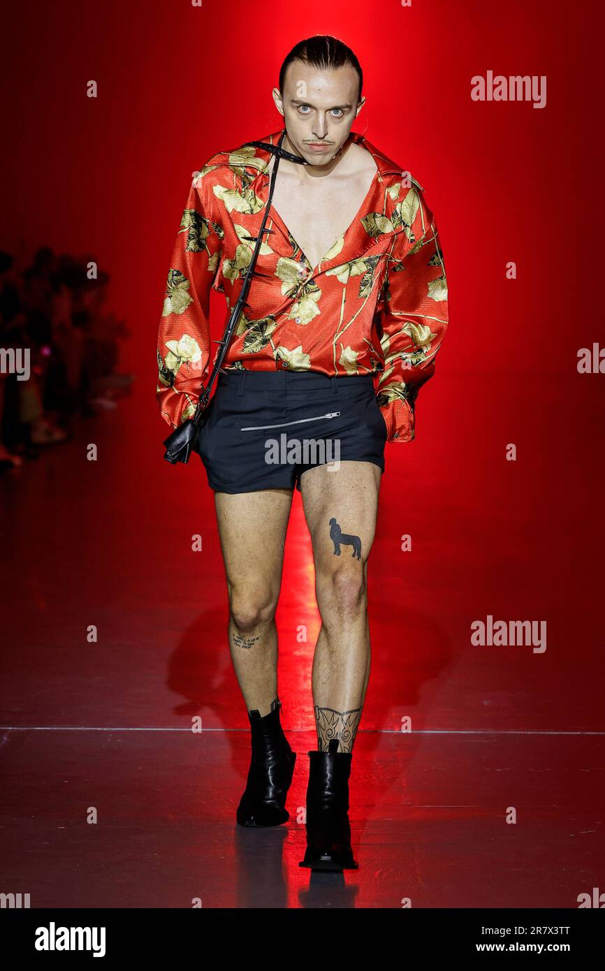 Milan, Italie. 17th juin 2023. JORDANLUCA Spring Summer 2024 Runway pendant la semaine de la mode de Milan du 2023 juin - Milan; Italie 17/06/2023 crédit: dpa/Alay Live News Banque D'Images