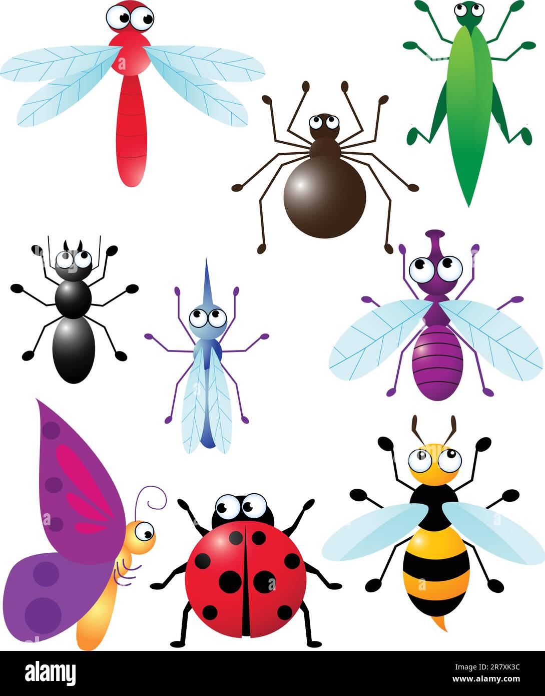 Illustration de la présence d'insectes Illustration de Vecteur