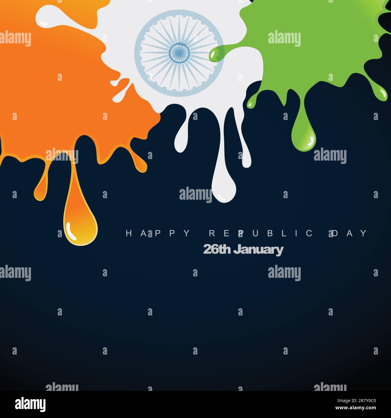 Design élégant drapeau indien vector illustration Illustration de Vecteur