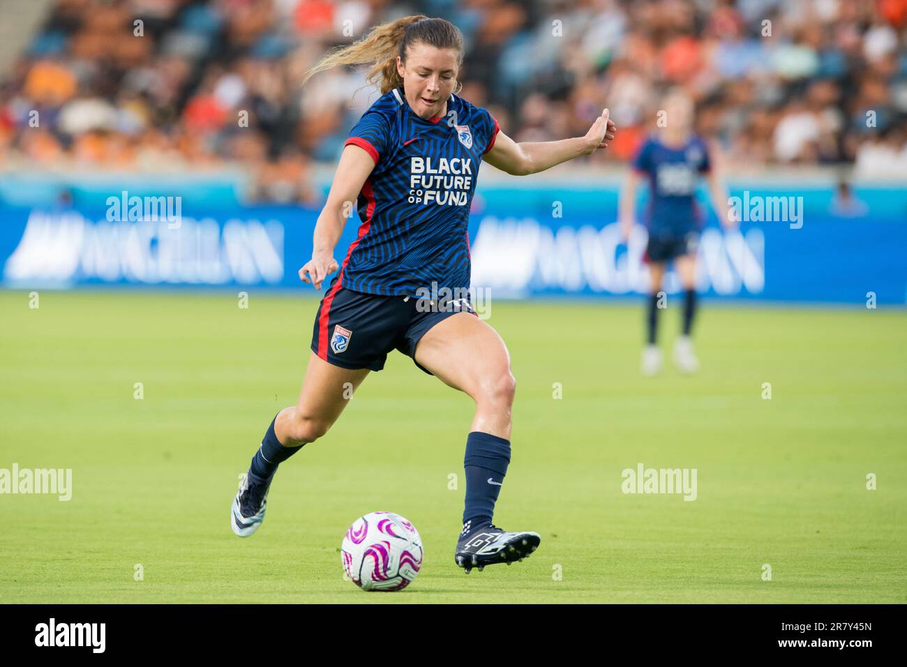 ÉTATS-UNIS. 17th juin 2023. 17 juin 2023: Le défenseur OL Reign Sofia Huerta (11) lors d'un match de football de la NWSL entre le Houston Dash et l'OL Reign à Houston, TX. Trask Smith/CSM/Sipa USA(Credit image: © Trask Smith/Cal Sport Media/Sipa USA) Credit: SIPA US/Alay Live News Banque D'Images
