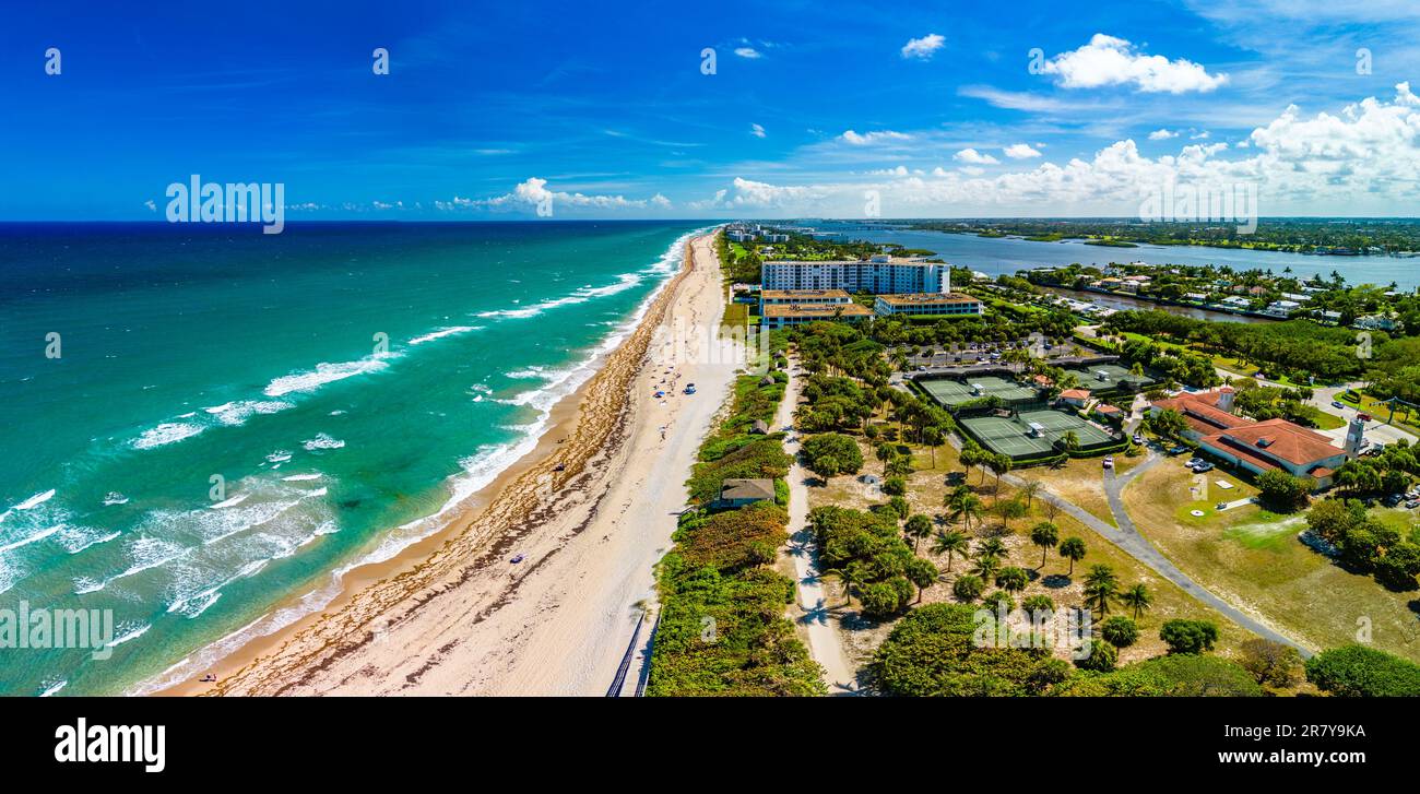 Phipps Ocean Park et ibis Isle, West Palm Beach, Floride, États-Unis Banque D'Images