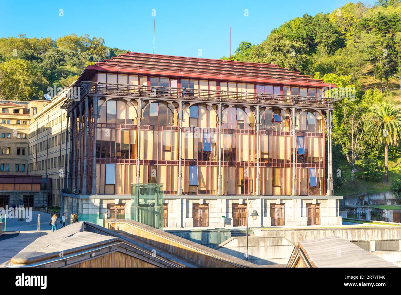 Le bureau principal, Edificio Central, sur le campus de l'Université de Deusto à Bilbao, sur 06 octobre 2016. L'université appartenant à la Société de Banque D'Images