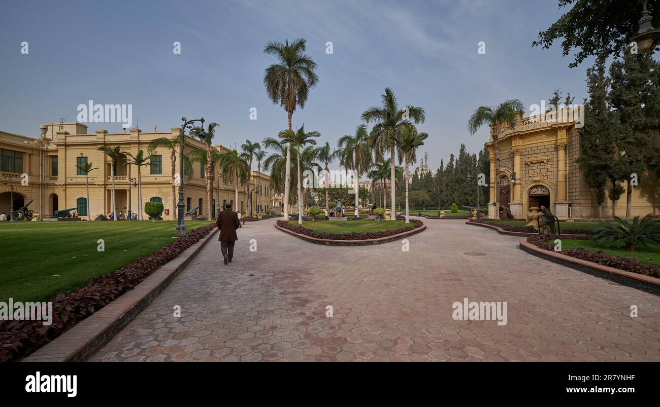 Palais Abdeen au Caire, Égypte un palais de 19th ans construit par Khedive Ismail a servi de siège de gouvernement égyptien de 1874 à la Révolution de juillet 1952 Banque D'Images