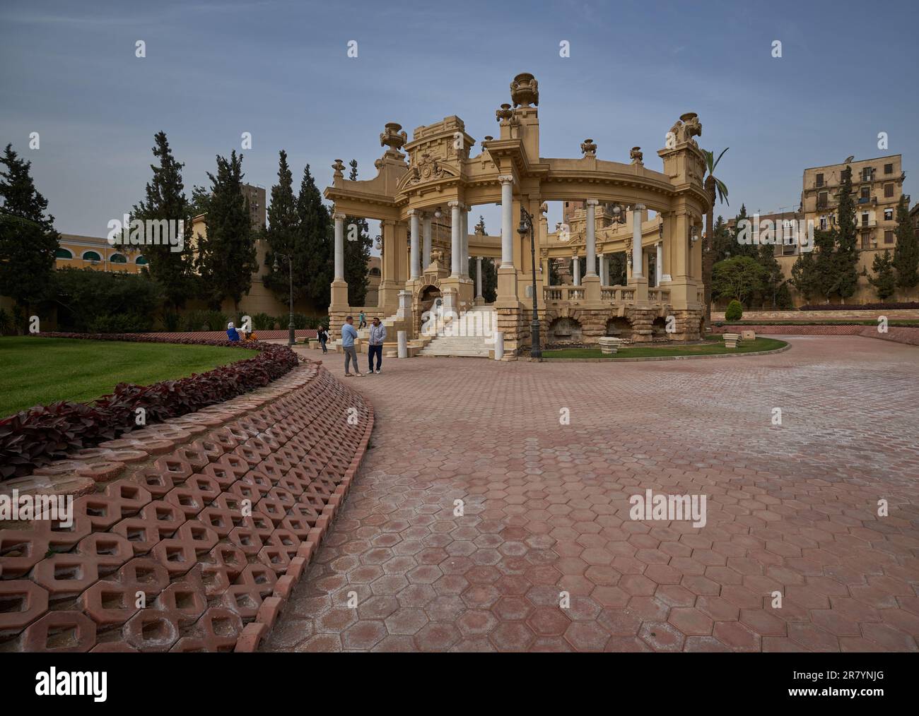 Palais Abdeen au Caire, Égypte un palais de 19th ans construit par Khedive Ismail a servi de siège de gouvernement égyptien de 1874 à la Révolution de juillet 1952 Banque D'Images