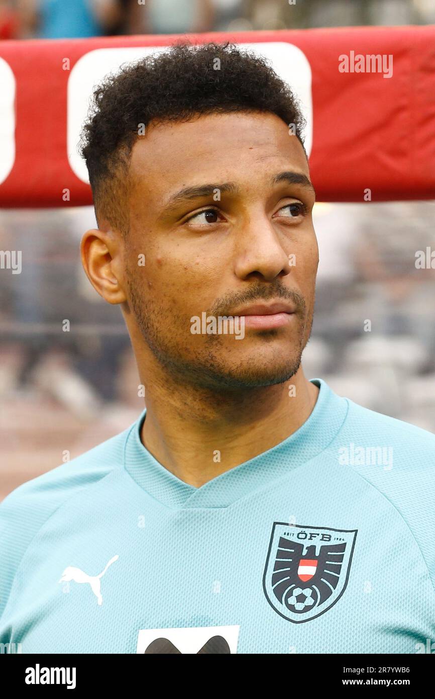 Bruxelles, Belgique. 17th juin 2025. Karim Onisiwo (AUT) football