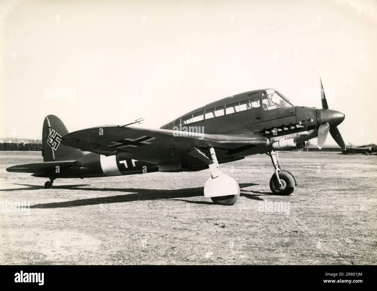 Avion italien Savoia-Marchetti S.M.93 bombardier à un seul moteur, Italie 1930s Banque D'Images