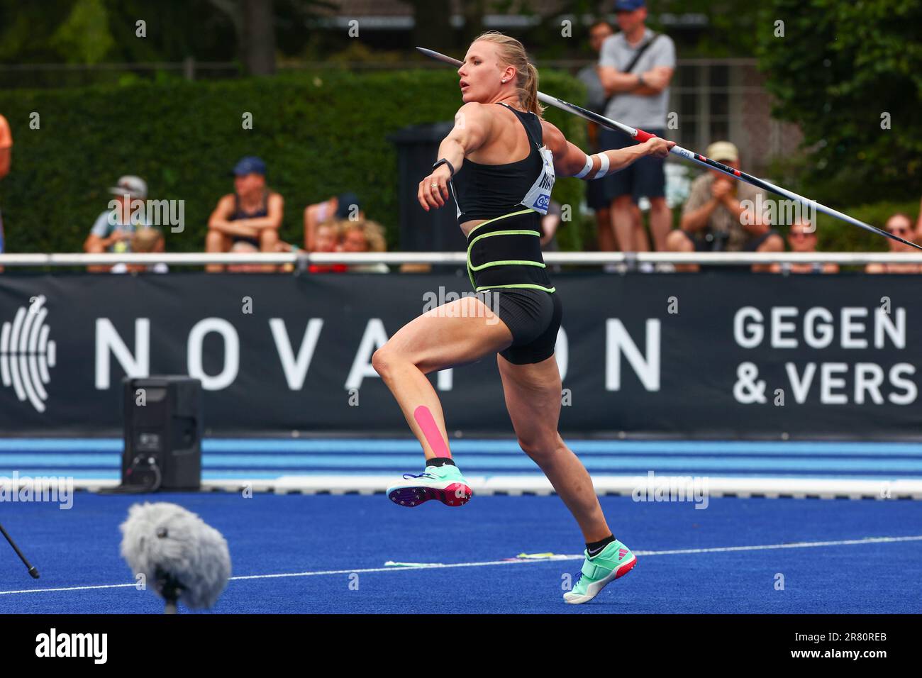 Ratingen, Allemagne, 18.06.2023: World Athletics Combined Events Tour - Gold. Heptathlon féminin, Javelin, Verena Mayr, AUT crédit: News en direct NRW / Alamy Banque D'Images