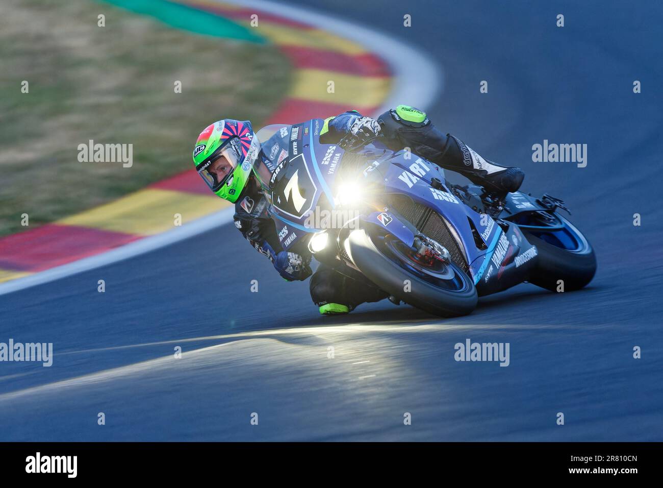 07 CANEPA Niccolo (ITA), FRITZ Marvin (GER), HANIKA Karel (CZE), MULHAUSER Robin (SUI), YAMAHA YZF - R1, YART YAMAHA (AUT), Formule CEE, action pendant les 2023 24 heures de Spa-Franchamps, 2nd ronde de FIM Endurance, Championnat du monde de la 16 juin / DPL, 18, de la Belgique Banque D'Images