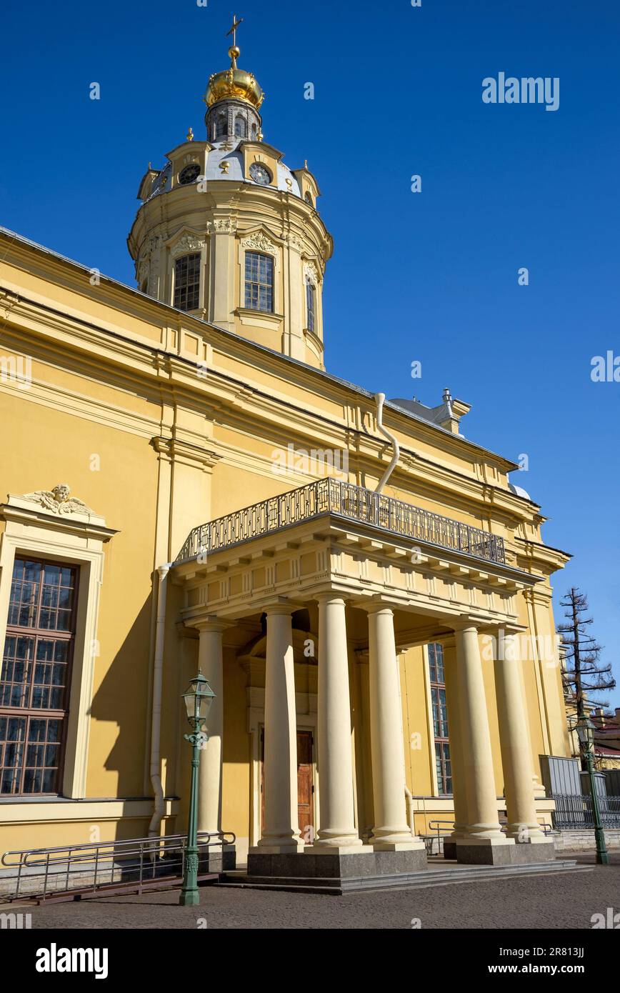 Fragment de la cathédrale Pierre et Paul. Saint-Pétersbourg. Russie Banque D'Images