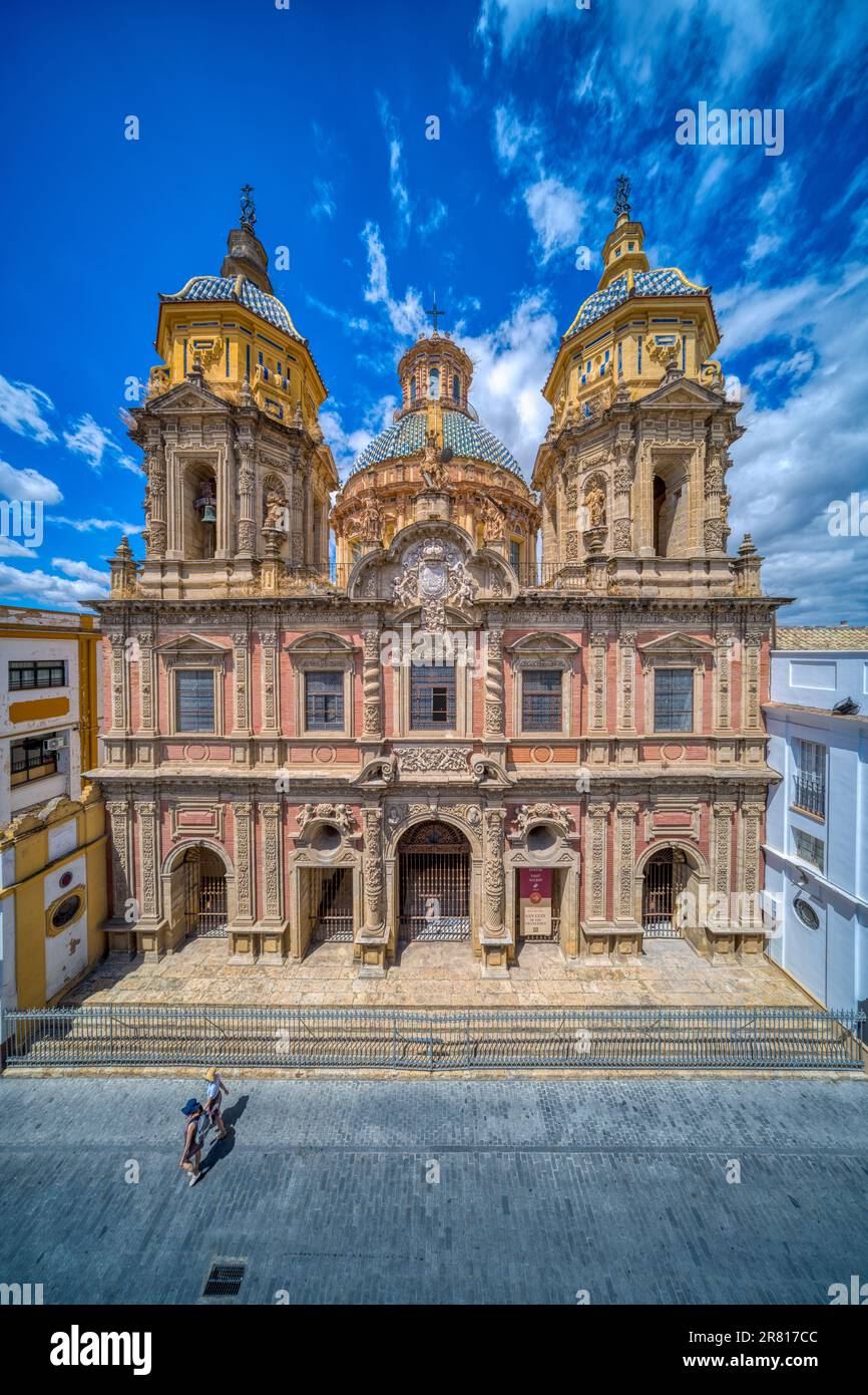San Luis de los Franceses, église baroque de Séville, Espagne. Banque D'Images