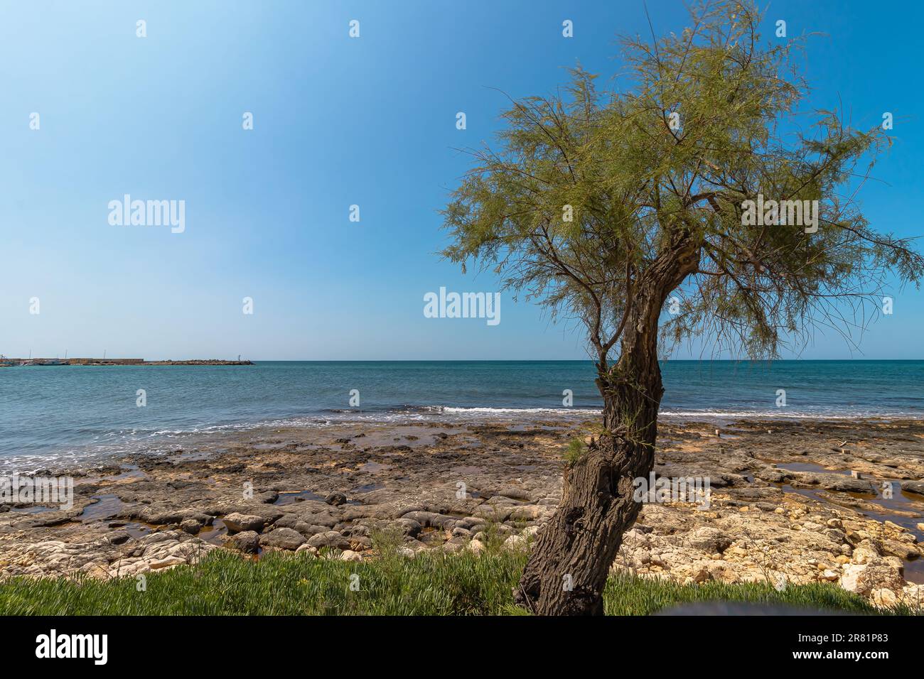 Torre Vado en Puglia, une petite perle sur les rives de la mer Ionienne, Banque D'Images