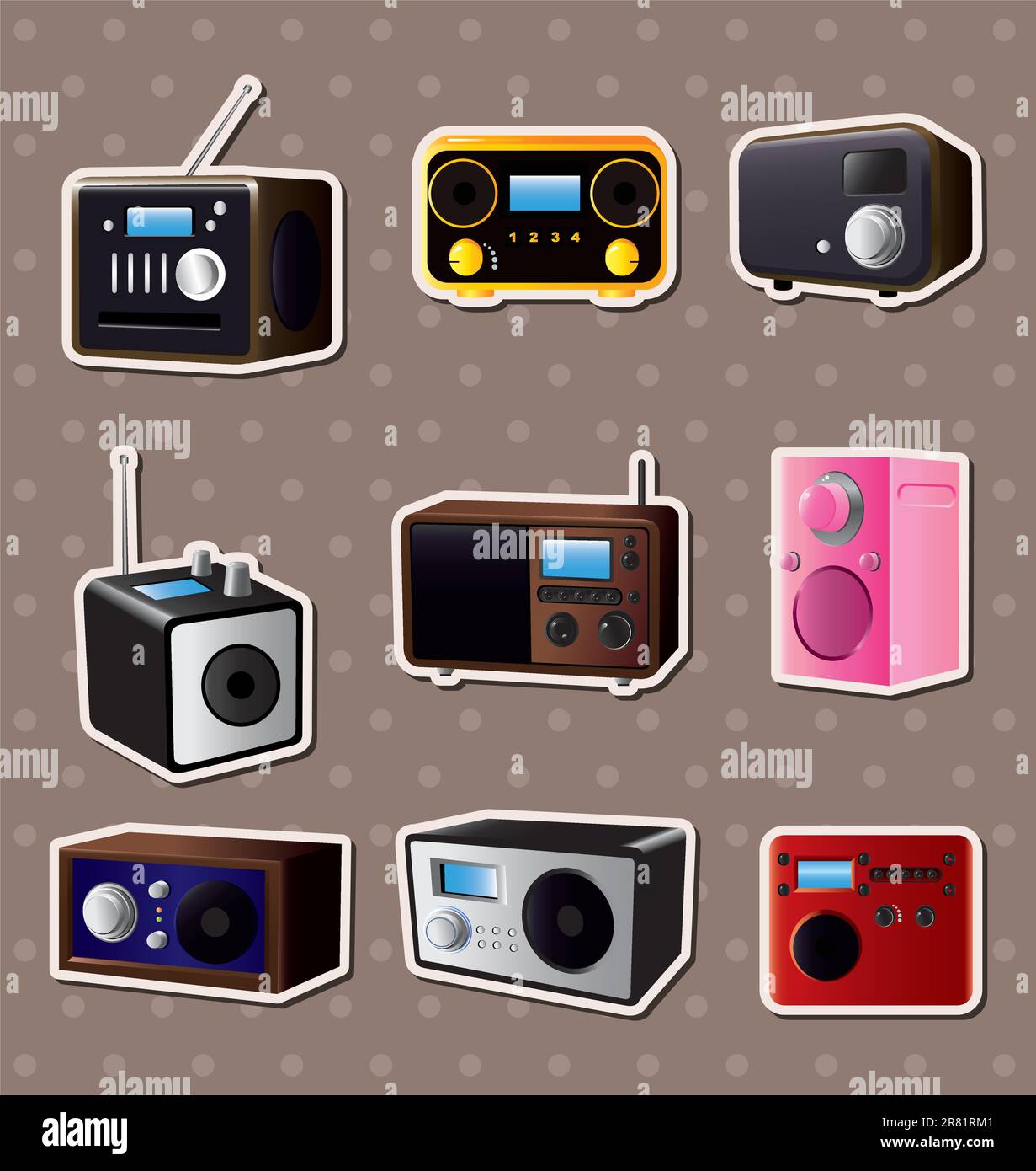 Radio program Banque d'images vectorielles - Alamy