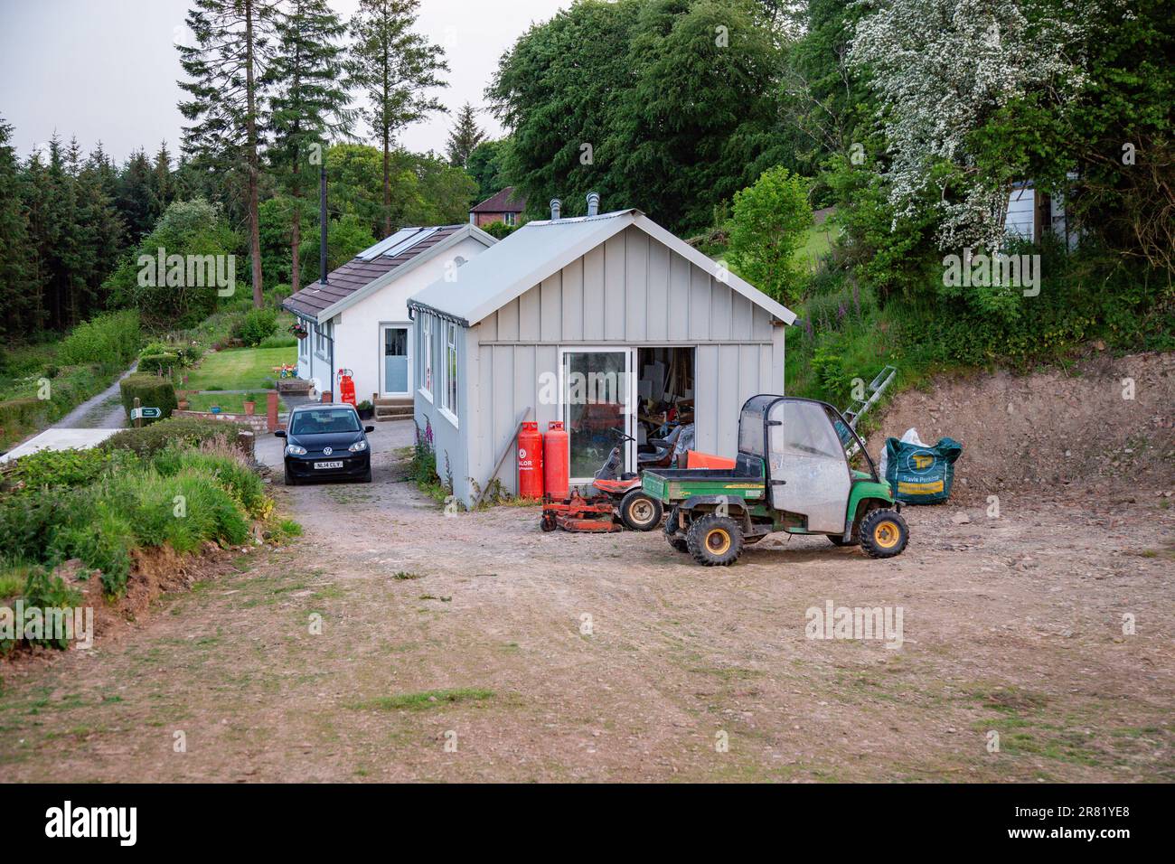 High Bickington, North Devon, Angleterre, Royaume-Uni Banque D'Images