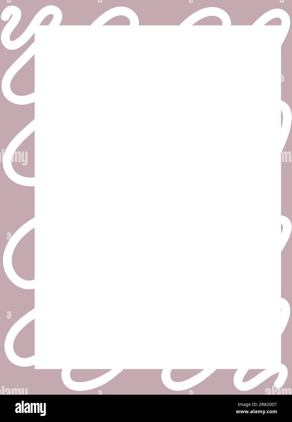 Cadre rectangulaire vectoriel sur fond blanc. Illustration de Vecteur