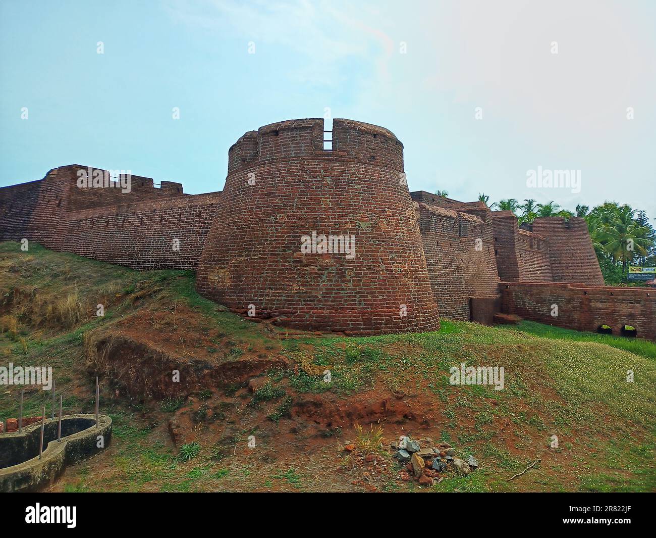 Fort de Bekal,fort de bekal kasaragod,kasargod,lieu touristique de kerala,fort à bekal,fort à kerala,forts d'inde,tousrt endroits en inde,voyage,tour,vacances Banque D'Images