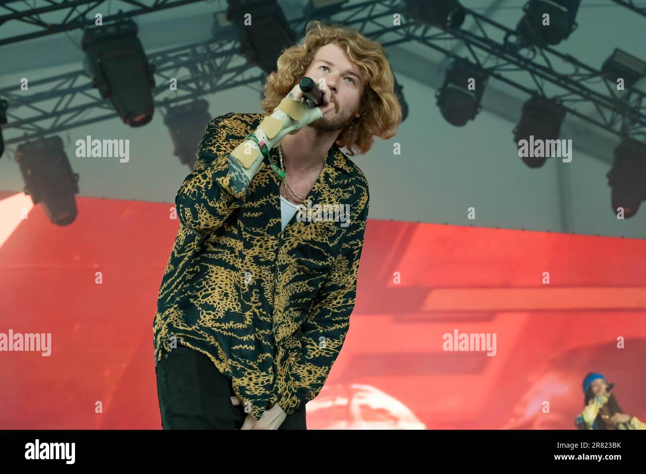 Yung Sunch se produit au cours du 3 e jour du festival de musique et d'arts Bonnaroo 2023 sur 17 juin 2023 à Manchester, Tennessee. Photo : Darren Eagles/imageSPACE Banque D'Images