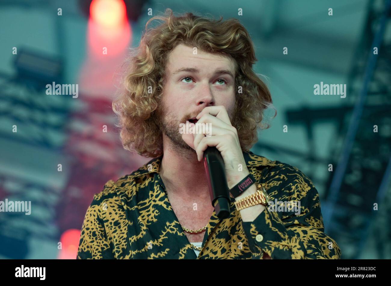 Yung Sunch se produit au cours du 3 e jour du festival de musique et d'arts Bonnaroo 2023 sur 17 juin 2023 à Manchester, Tennessee. Photo : Darren Eagles/imageSPACE Banque D'Images