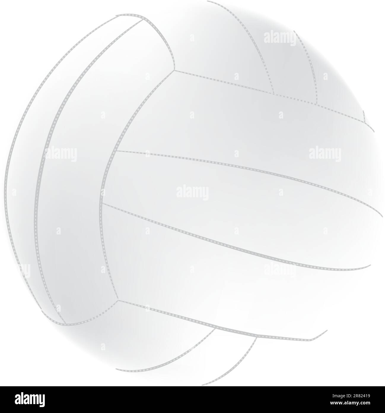 Illustration/image d'un volley Illustration de Vecteur