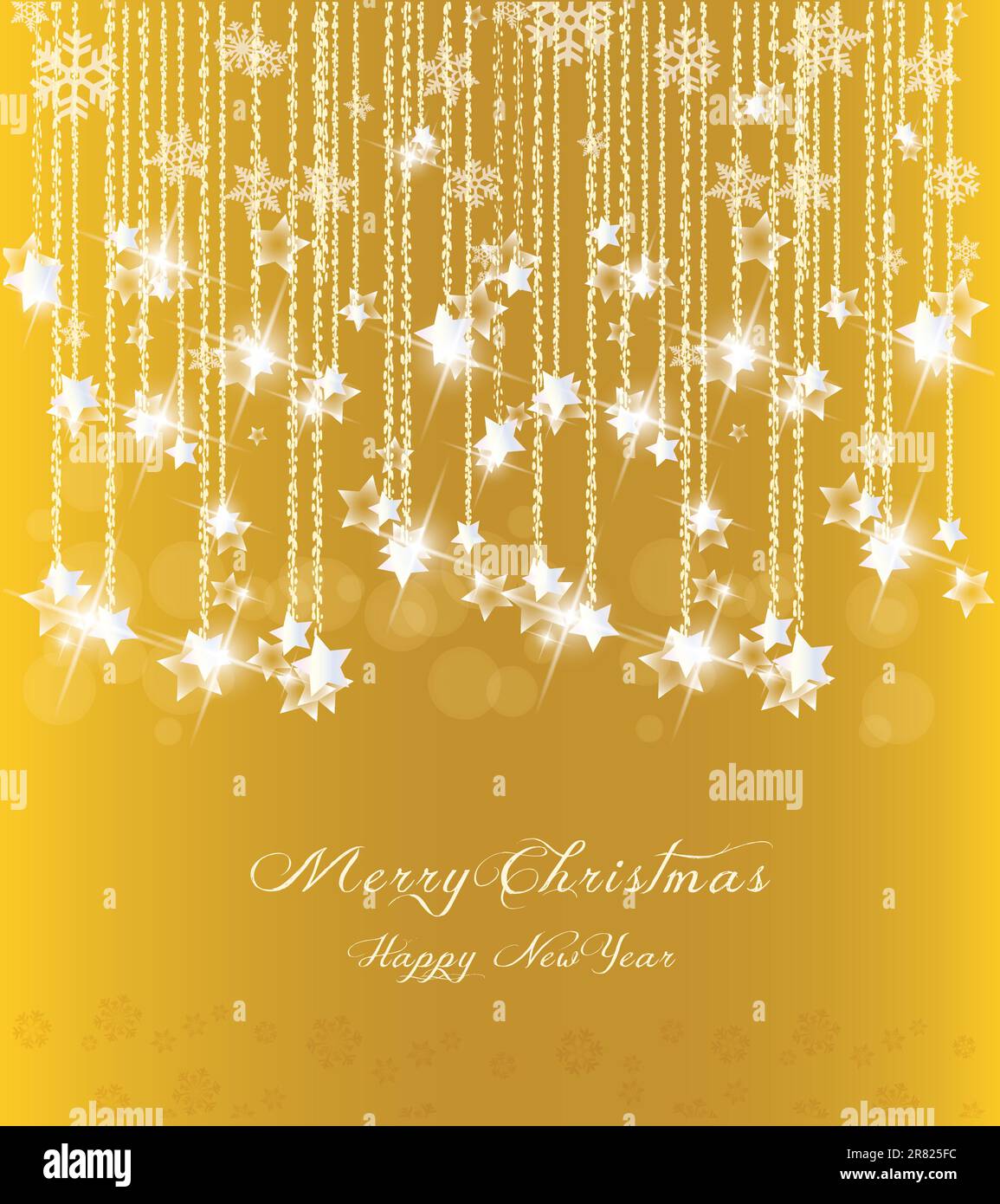 Tournage de stars pendant les fêtes de Noël et le nouvel an Illustration de Vecteur