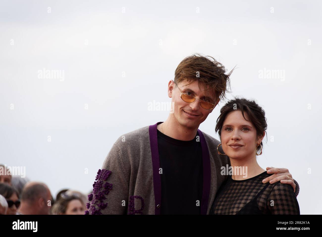 Cabourg, France. 17th juin 2023. Raphael Quenard et Daphne Patakia