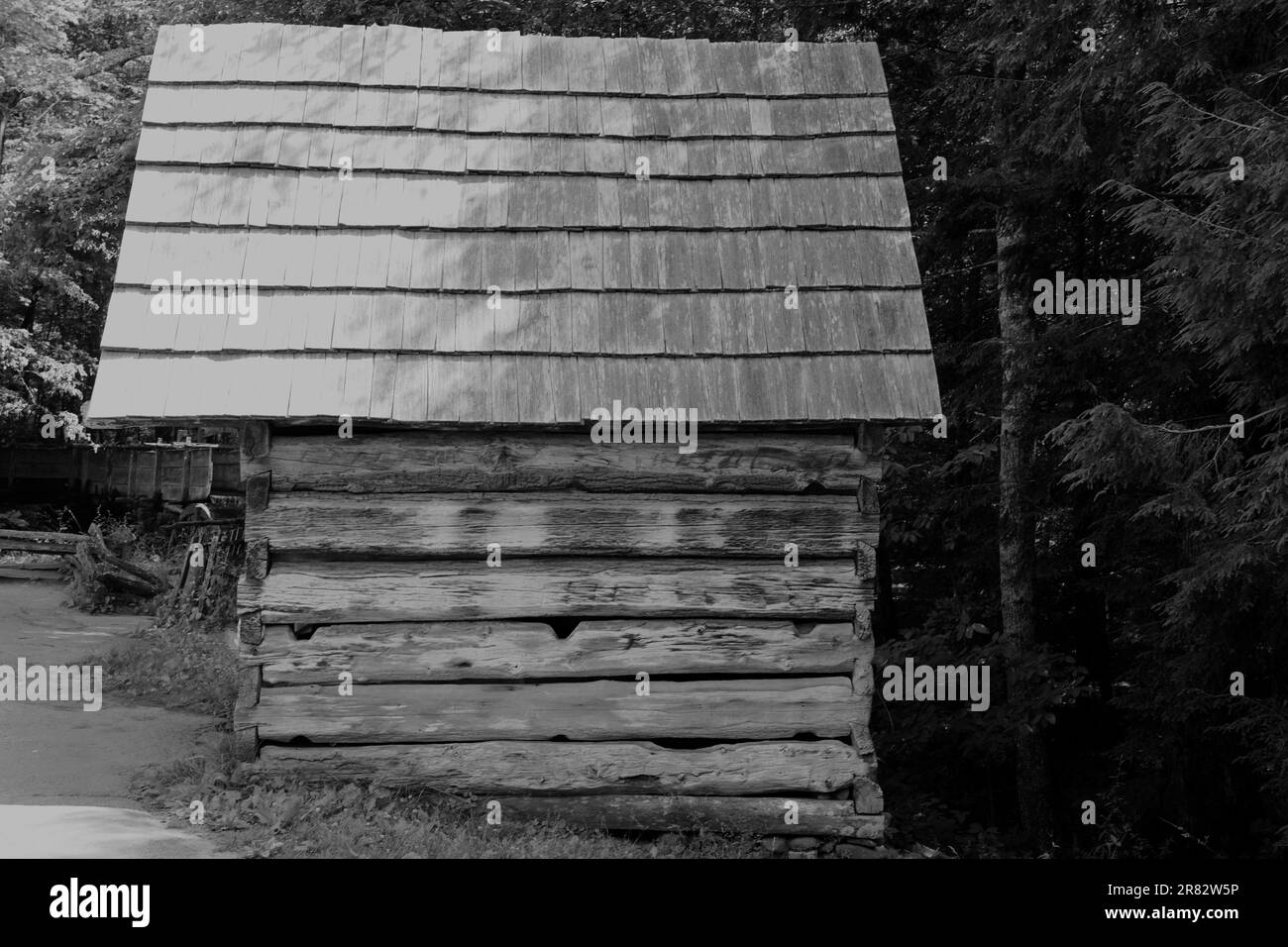 Ferme de Cades Cove. Banque D'Images