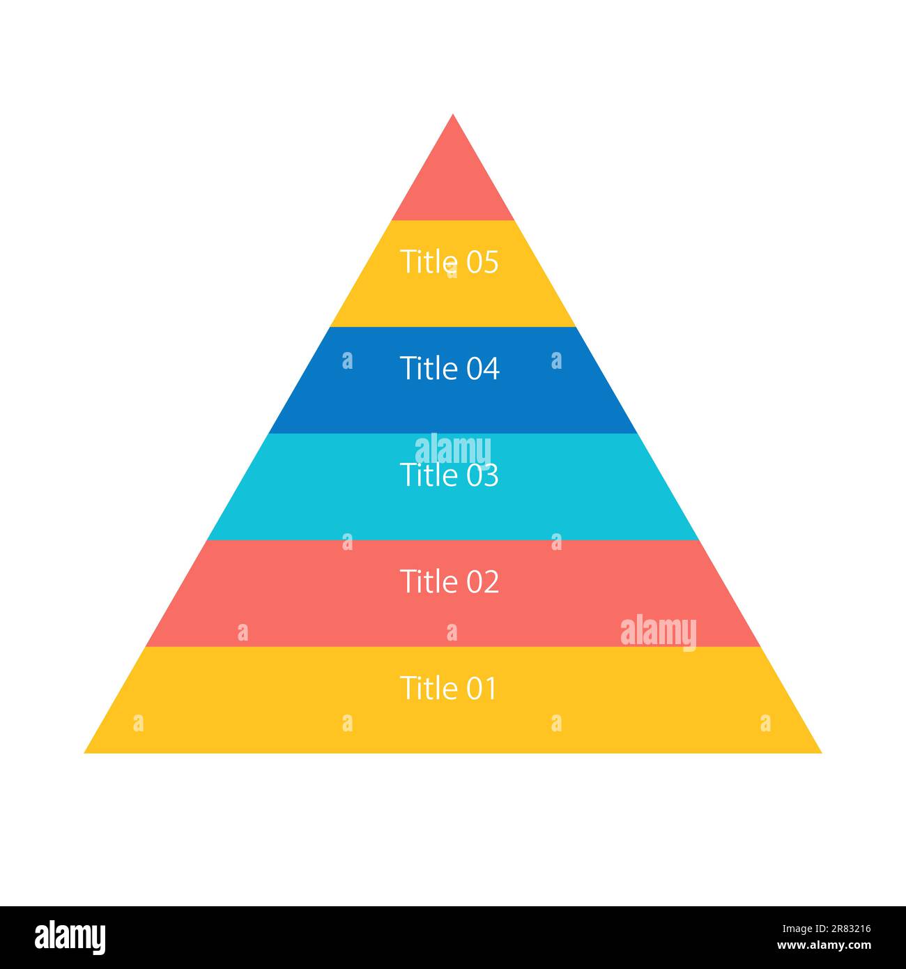 Modèle de graphique pyramidal de l'infographie sur les aliments sains Illustration de Vecteur