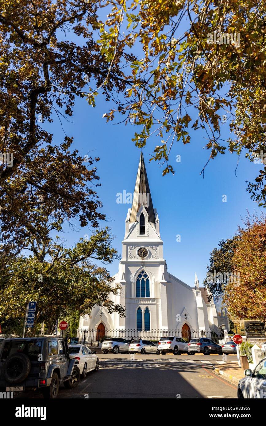 Historique Moederkerk une église néerlandaise réformée à Stellenbosch près du Cap, Afrique du Sud Banque D'Images