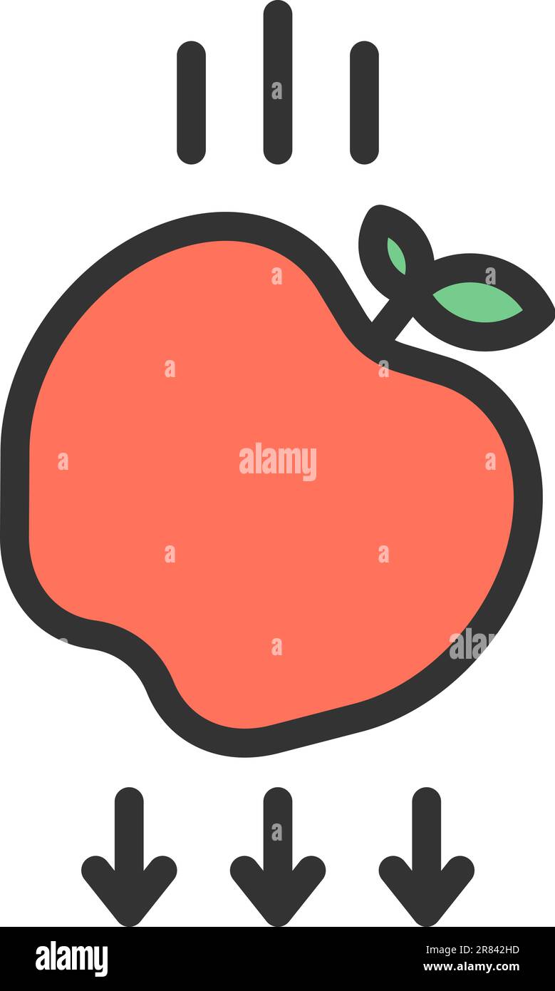 Image vectorielle de l'icône de gravité. Illustration de Vecteur