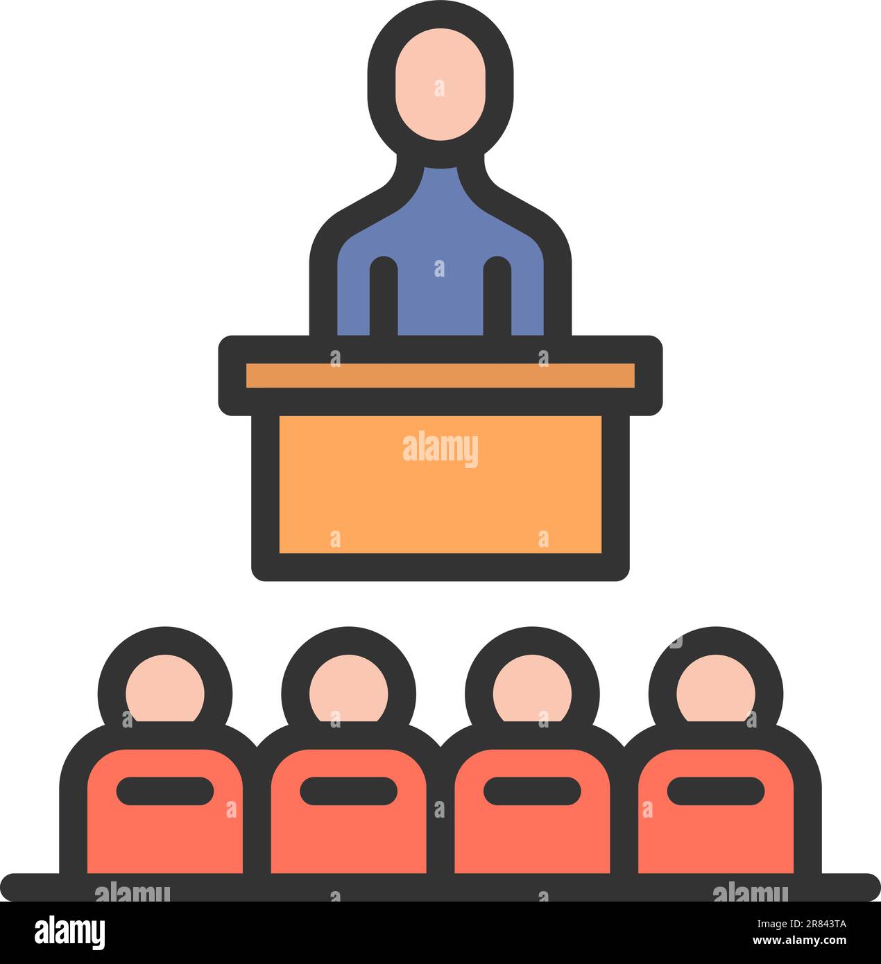 Image vectorielle de l'icône de coaching. Illustration de Vecteur