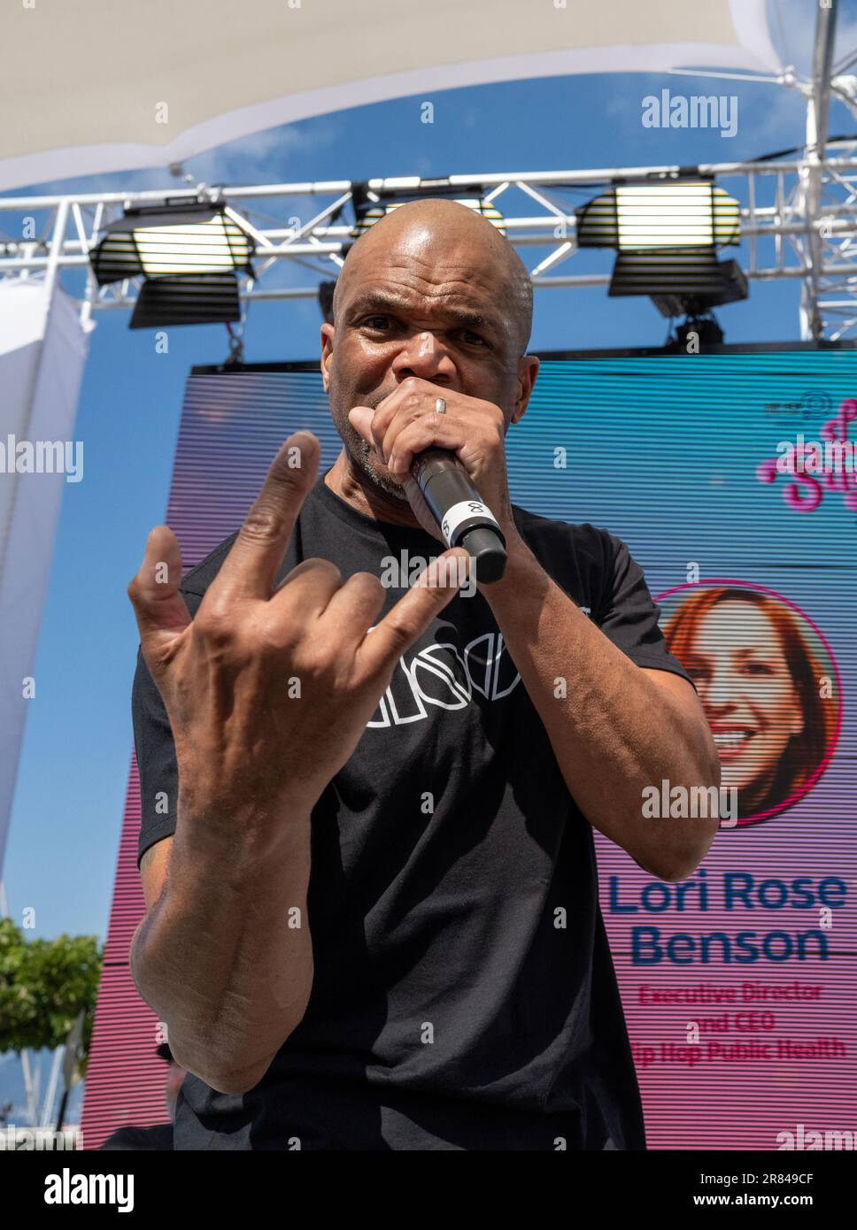 Cannes, France, 19 juin 2023, Darryl “DMC” McDaniels a participé au Festival Lions de Cannes - Festival international de la créativité © ifnm press Banque D'Images