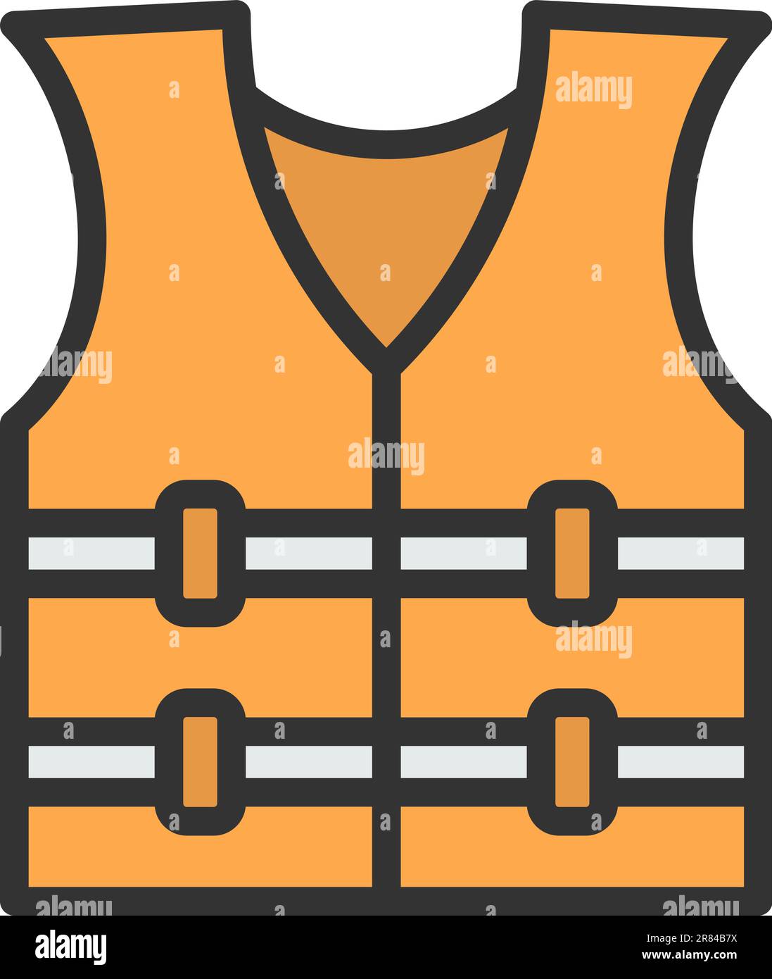 Image vectorielle de l'icône de protection Vest. Illustration de Vecteur