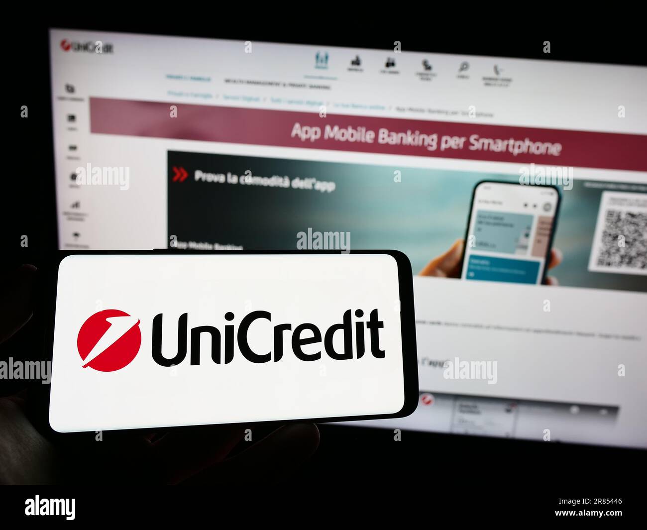 Logo de la banque unicredit Banque de photographies et d'images à haute  résolution - Alamy