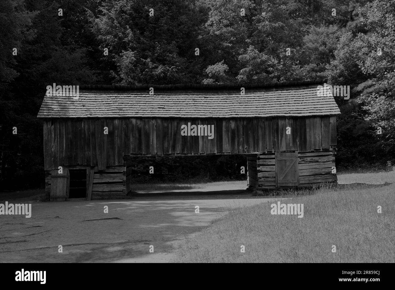 Ferme de Cades Cove. Banque D'Images