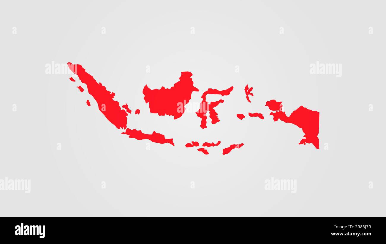 illustration d'art concept de conception de fond carte de l'île de l'indonésie Illustration de Vecteur